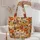 Autumn Pumpkin Patchwork for Thanksgiving Gatherings and Cozy Fall Days for Women Quilted Tote Bag - 5