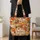 Autumn Pumpkin Patchwork for Thanksgiving Gatherings and Cozy Fall Days for Women Quilted Tote Bag - 4