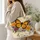 Monarch Butterfly and Wildflowers for Nature Lovers, Garden Walks and Summer Gifts Quilted Tote Bag - 3