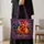 Colorful Rooster Farmhouse Gift for Chicken Lovers and Country Living Enthusiasts Quilted Tote Bag - 4