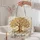 Golden Tree Of Life With Daisy Accents For Spiritual Gifts And Nature Lovers Year Round Quilted Tote Bag - 5