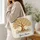 Golden Tree Of Life With Daisy Accents For Spiritual Gifts And Nature Lovers Year Round Quilted Tote Bag - 3