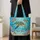 Sea Turtle Coral Reef Art for Ocean-Loving Beach Days and Coastal Getaways Quilted Tote Bag - 4