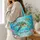 Sea Turtle Coral Reef Art for Ocean-Loving Beach Days and Coastal Getaways Quilted Tote Bag - 3