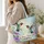 Iridescent Hummingbirds and Violet Blooms for Nature Lovers and Garden Days Quilted Tote Bag - 3
