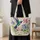 Hummingbird Among Wildflowers for Spring Garden Lovers and Nature-Inspired Gifting Quilted Tote Bag - 4