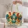 Colorful Folk Art Chicken Family for Farmhouse Living and Country Kitchen Lovers Quilted Tote Bag - 5