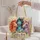 Colorful Trio of Cartoon Horses for Equestrian Lovers and Horse-Themed Gifts Quilted Tote Bag - 5