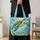 Sea Turtle And Coral Reef Gift For Ocean Lovers, Beach Days And Tropical Getaways Quilted Tote Bag - 4