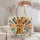 Colorful Giraffe Portrait for Safari Adventures and Nature-Loving Gift Giving Quilted Tote Bag - 5