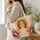 Radiant Sun Goddess With Floral Accents For Mindful Style And Women’s Spiritual Gifts Quilted Tote Bag - 3