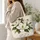 Elegant White Magnolia Blooms for Spring Garden Walks and Thoughtful Gifts for Women Quilted Tote Bag - 3