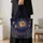 Glowing Fireflies Over Lavender Garden for Enchanted Summer Evenings and Nature Lovers Quilted Tote Bag - 4