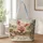 Blush Farm Pig and Country Roses for Cottagecore Farmhouse Gifts and Springtime Living Quilted Tote Bag - 1