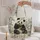 Gentle Panda Among Bamboo and Cherry Blossoms for Nature-Loving Everyday Outings and Gifts Quilted Tote Bag - 5
