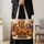 Thanksgiving Cats, Dogs & Roast Turkey Autumn Feast for Pet Lovers and Animal Families Quilted Tote Bag - 4