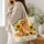 Golden Retriever Sunflower Garden for Sunny Summer Outings and Gifts for Dog Lovers Quilted Tote Bag - 3