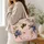 Blueberry Blossom Bee And Pink Botanicals For Garden Lovers And Nature Enthusiasts Quilted Tote Bag - 3