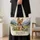 Alpine Yorkshire Terrier Among Mountain Wildflowers for Nature-Loving Dog Owners Quilted Tote Bag - 4