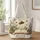 Open Book with Bees and Lavender Wildflowers for Cozy Reading and Library Lovers Quilted Tote Bag - 1