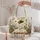 Open Book with Bees and Lavender Wildflowers for Cozy Reading and Library Lovers Quilted Tote Bag - 5