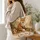 Autumn Red Fox and Woodland Mushrooms for Cozy Fall Nature Lovers Quilted Tote Bag - 3
