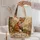 Autumn Red Fox and Woodland Mushrooms for Cozy Fall Nature Lovers Quilted Tote Bag - 5