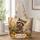 Curious Raccoon in an Autumn Woodland for Cozy Fall Outings and Woodland Nature Lovers Quilted Tote Bag - 1