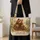 Brown Bear Family in an Autumn Forest for Cozy Fall Outings Quilted Tote Bag - 4
