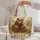 Brown Bear Family in an Autumn Forest for Cozy Fall Outings Quilted Tote Bag - 5