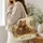 Brown Bear Family in an Autumn Forest for Cozy Fall Outings Quilted Tote Bag - 3