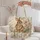 Wildflower Rabbit Meadow Art for Spring Garden Lovers and Nature Gifts Quilted Tote Bag - 5