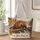 Autumn Beaver and River Dam Scene for Woodland Nature Lovers and Fall Getaways Quilted Tote Bag - 1