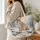 Snowy Lynx in a Pine Forest for Cozy Winter Days and Nature Lovers Quilted Tote Bag - 3