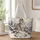 Snowy Lynx in a Winter Pine Forest for Cozy Cold-Weather Outings Quilted Tote Bag - 1