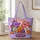 Cute Halloween Monsters With Candy Buckets for Trick-or-Treat Party Fun for Kids Quilted Tote Bag - 1