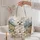 Bichon Puppy in Alpine Wildflower Meadow for Dog Lovers and Springtime Gift Giving Quilted Tote Bag - 5
