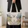 Bichon Puppy in Alpine Wildflower Meadow for Dog Lovers and Springtime Gift Giving Quilted Tote Bag - 4