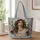 Medusa Greek Goddess Vintage Scene for Mythology Lovers and Classical Style Fans Quilted Tote Bag - 1