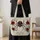 Black Widow Spider and Scarlet Roses for Moody Gothic Style and Halloween Gifting Quilted Tote Bag - 4