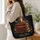 Gothic Books Candle and Crescent Moon for Witchy Readers and Halloween Book Lovers Quilted Tote Bag - 3