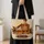 Vintage Whiskey Bottle, Cigar & Tumbler for Rustic Cabin Nights and Bourbon Lovers Quilted Tote Bag - 4