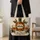 Rustic Whiskey Bottle and Glasses for Cabin Bar Nights, Bourbon Gifts for Friends Quilted Tote Bag - 4