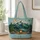 Celestial Mountain Campfire Scene for Rustic Outdoor Adventure Gifts Quilted Tote Bag - 1
