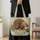 Rustic Porcupine Woodland Blooms for Cozy Cottage Living and Nature Lover Gift Giving Quilted Tote Bag - 4