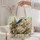 Vintage Botanical Bee, Mushroom and Teapot Garden Keepsake for Cottagecore Nature Lovers Quilted Tote Bag - 5