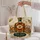Rustic Bourbon Whiskey Bottle and Rocks Glasses for Home Bar Entertaining Gift for Him Quilted Tote Bag - 5