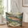Rainbow Trout Fly Fishing River Scene for Rustic Cabin Lodge Adventures and Anglers Quilted Tote Bag - 1
