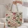 Christmas Coquette Bows for Festive Holiday Shopping and Seasonal Gift Giving Style Quilted Tote Bag - 5