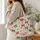Christmas Coquette Bows for Festive Holiday Shopping and Seasonal Gift Giving Style Quilted Tote Bag - 3